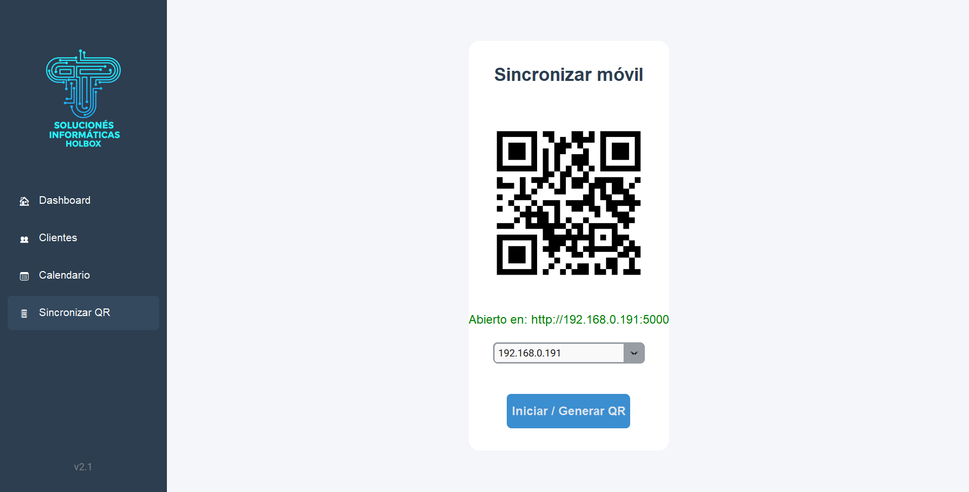 Sincronización QR